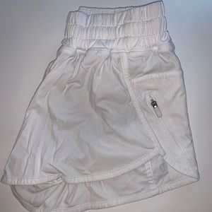 White Lululemon Shorts